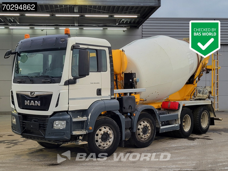 MAN TGS 32.420 8X4 9m3 Stetter Mixer Steel Suspension Automatic Euro 6 - Betongbil: bilde 1 MAN TGS 32.420 8X4 9m3 Stetter Mixer Steel Suspension Automatic Euro 6 - Betongbil: bilde 1