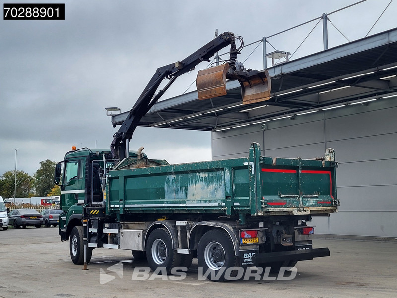 MAN TGS 33.440 TGS 6X6 NL-Truck 12m3 Jansen Tipper HMF 1643 Crane Steering-Axle Big-Axle Automatic Euro 6 - Tippbil, Kranbil: bilde 2 MAN TGS 33.440 TGS 6X6 NL-Truck 12m3 Jansen Tipper HMF 1643 Crane Steering-Axle Big-Axle Automatic Euro 6 - Tippbil, Kranbil: bilde 2
