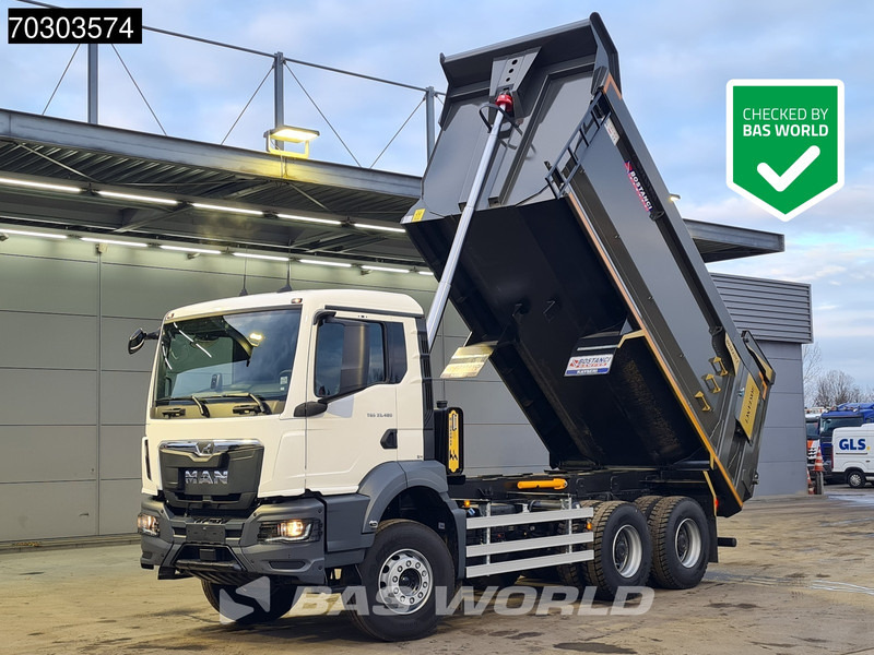 MAN TGS 33.480 6X4 NEW! 20m3 Tipper Steelsuspension Big-Axle Automatic Euro 6 - Tippbil: bilde 1 MAN TGS 33.480 6X4 NEW! 20m3 Tipper Steelsuspension Big-Axle Automatic Euro 6 - Tippbil: bilde 1