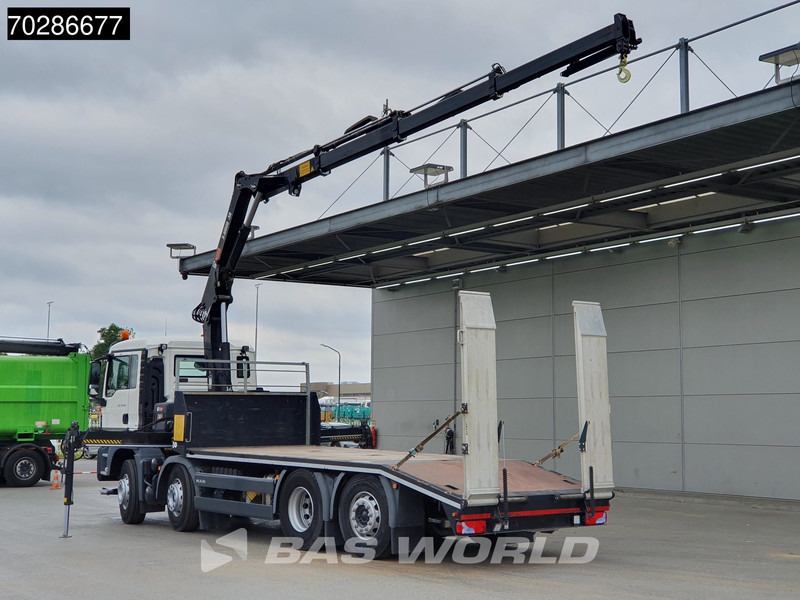 MAN TGS 35.360 8X2 HIAB X-Hiduo 158 BS-3 Crane Lift+lenkasche Machine transporter Euro 6 - Transporter lastebil, Kranbil: bilde 2 MAN TGS 35.360 8X2 HIAB X-Hiduo 158 BS-3 Crane Lift+lenkasche Machine transporter Euro 6 - Transporter lastebil, Kranbil: bilde 2