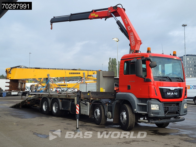 MAN TGS 35.360 TGS 8X2 Fassi F235A.0.22 Crane Kran Winch Hydraulic ramp Lift-Axle Navi Euro 6 - Planbil, Kranbil: bilde 5 MAN TGS 35.360 TGS 8X2 Fassi F235A.0.22 Crane Kran Winch Hydraulic ramp Lift-Axle Navi Euro 6 - Planbil, Kranbil: bilde 5