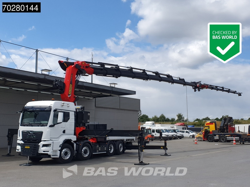 MAN TGS 35.520 8X4 Palfinger PK135.002 TEC 7 Kran Crane Hydrodrive Lift+steering axle Navi LED Euro 6 - Planbil, Kranbil: bilde 1 MAN TGS 35.520 8X4 Palfinger PK135.002 TEC 7 Kran Crane Hydrodrive Lift+steering axle Navi LED Euro 6 - Planbil, Kranbil: bilde 1