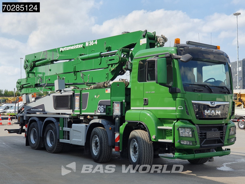 MAN TGS 37.460 8X4 Putzmeister M36-4 Pump Manual Big-Axle Steelsuspension Navi Euro 6 - Betongpumpe: bilde 3 MAN TGS 37.460 8X4 Putzmeister M36-4 Pump Manual Big-Axle Steelsuspension Navi Euro 6 - Betongpumpe: bilde 3