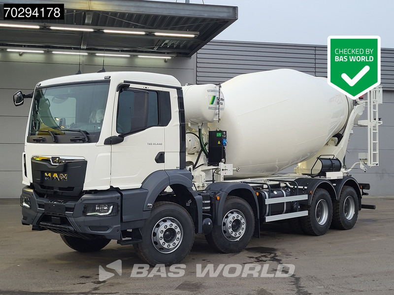 MAN TGS 41.440 8X4 NEW! 12m3 Stetter concrete mixer Big-Axle Steelsuspension Euro 6 - Betongbil: bilde 1 MAN TGS 41.440 8X4 NEW! 12m3 Stetter concrete mixer Big-Axle Steelsuspension Euro 6 - Betongbil: bilde 1