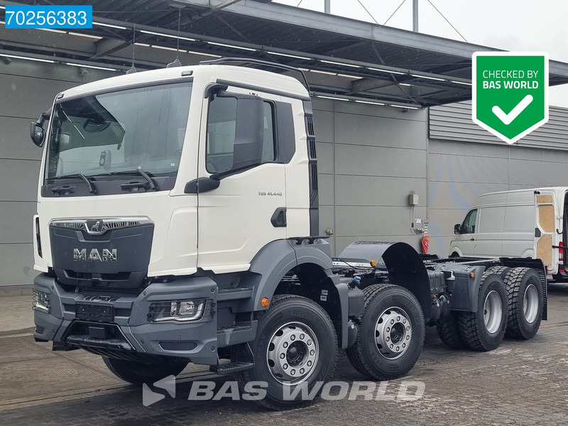 MAN TGS 41.440 8X4 NEW chassis Steelsuspension Automatic Euro 6 - Chassis lastebil: bilde 1 MAN TGS 41.440 8X4 NEW chassis Steelsuspension Automatic Euro 6 - Chassis lastebil: bilde 1