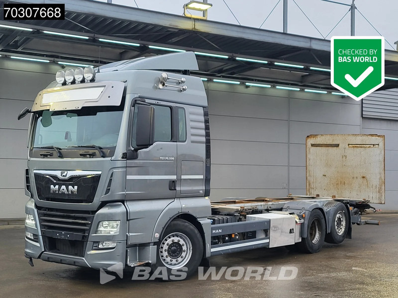 MAN TGX 26.500 TGX 6X2 BDF Full Air suspension Lift-Axle 2000kg Ladebordwand Automatic Euro 6 - Container-transport/ Vekselflak lastebil: bilde 1 MAN TGX 26.500 TGX 6X2 BDF Full Air suspension Lift-Axle 2000kg Ladebordwand Automatic Euro 6 - Container-transport/ Vekselflak lastebil: bilde 1