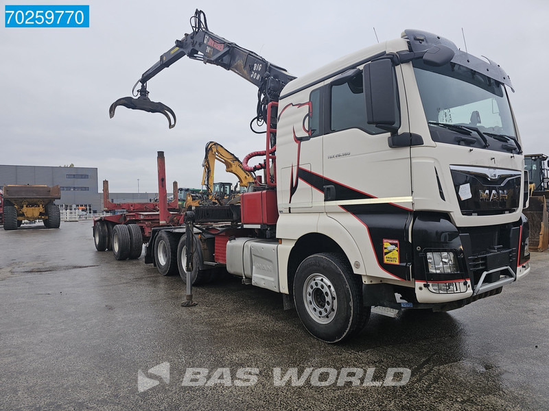 MAN TGX 26.580 6X4 Jonsered 2490 HolzKran Retarder Hiab Crane Big-Axle Euro 6 - Tømmerbil, Kranbil: bilde 3 MAN TGX 26.580 6X4 Jonsered 2490 HolzKran Retarder Hiab Crane Big-Axle Euro 6 - Tømmerbil, Kranbil: bilde 3