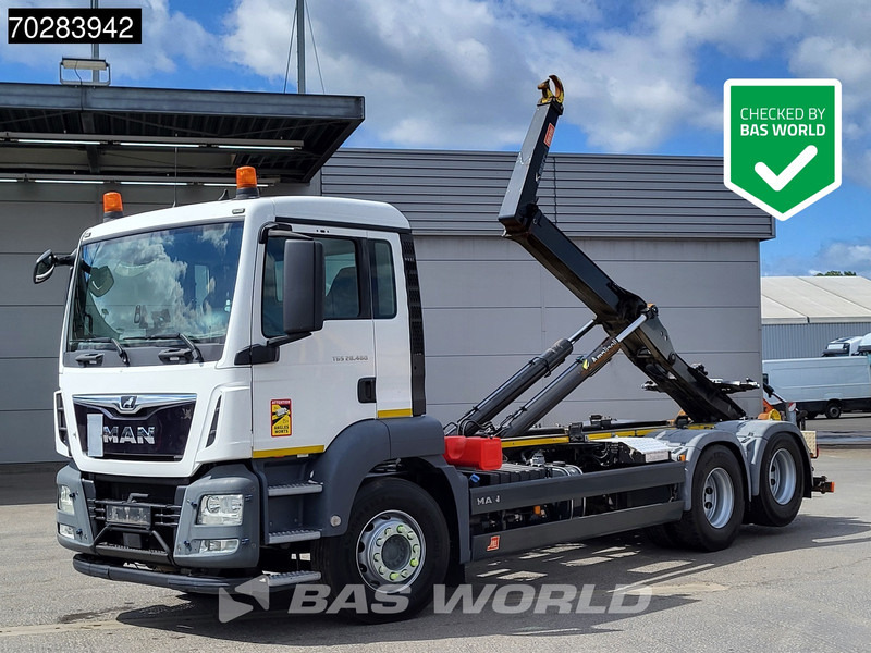 MAN TGX 28.460 6X2 20tons Marrel hooklift Lift axle Automatic Euro 6 - Krokbil: bilde 1 MAN TGX 28.460 6X2 20tons Marrel hooklift Lift axle Automatic Euro 6 - Krokbil: bilde 1