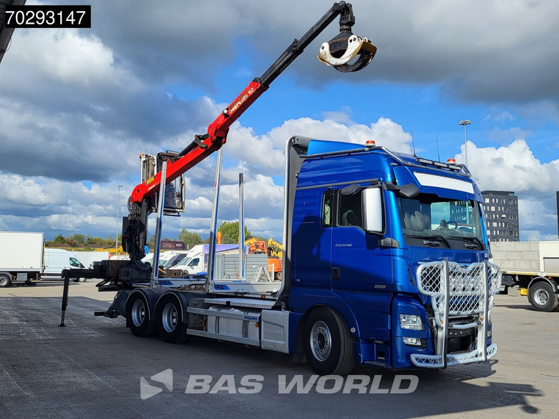 MAN TGX 33.580 TGX 6X4 Palfinger Epsilon Wood crane Holztransport Retarder Navi Xenon Euro 6 - Tømmerbil, Kranbil: bilde 3 MAN TGX 33.580 TGX 6X4 Palfinger Epsilon Wood crane Holztransport Retarder Navi Xenon Euro 6 - Tømmerbil, Kranbil: bilde 3