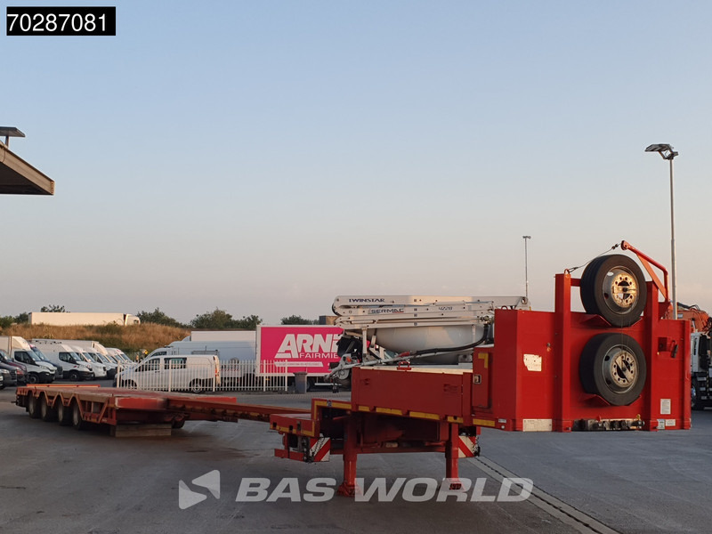 Lavloader semitrailer MEUSBURGER MTS-4 4 axles Extendable 7M 1xLift+2xLenkachse: bilde 5