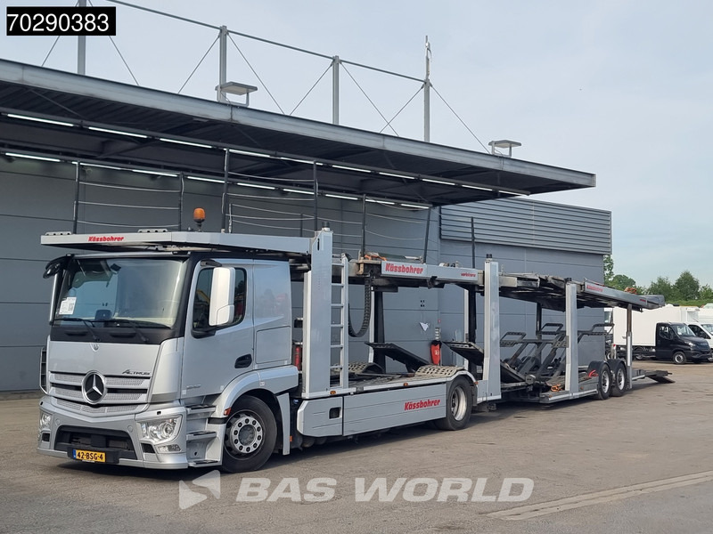 Transporter lastebil Mercedes-Benz Actros 1843 4X2 NL-Truck 8 Cars Hydraulic Winch Kässbohrer Car Transporter Euro 6: bilde 6