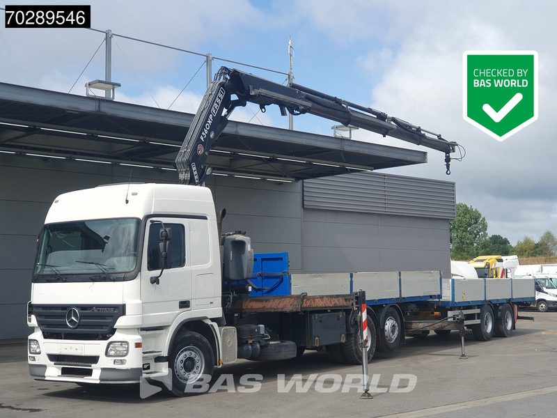 Mercedes-Benz Actros 2532 6X2 Truck + Trailer Fassi F330D3 Crane Kran 3-Pedals Euro 3 - Planbil, Kranbil: bilde 1 Mercedes-Benz Actros 2532 6X2 Truck + Trailer Fassi F330D3 Crane Kran 3-Pedals Euro 3 - Planbil, Kranbil: bilde 1