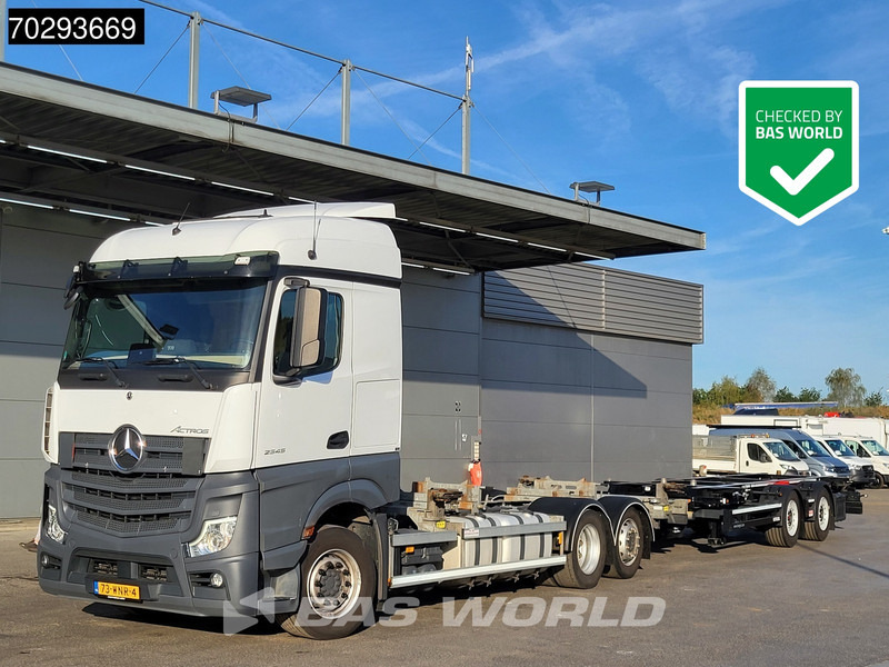 Mercedes-Benz Actros 2545 Actros 6X2 NL-Truck BDF Combi Retarder Lift Asche ACC Xenon Navi Euro 6 - Container-transport/ Vekselflak lastebil: bilde 1 Mercedes-Benz Actros 2545 Actros 6X2 NL-Truck BDF Combi Retarder Lift Asche ACC Xenon Navi Euro 6 - Container-transport/ Vekselflak lastebil: bilde 1