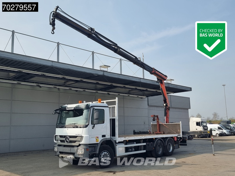 Mercedes-Benz Actros 2641 6X4 Palfinger PK18002-EH Remote Full Steel Euro 5 - Planbil, Kranbil: bilde 1 Mercedes-Benz Actros 2641 6X4 Palfinger PK18002-EH Remote Full Steel Euro 5 - Planbil, Kranbil: bilde 1