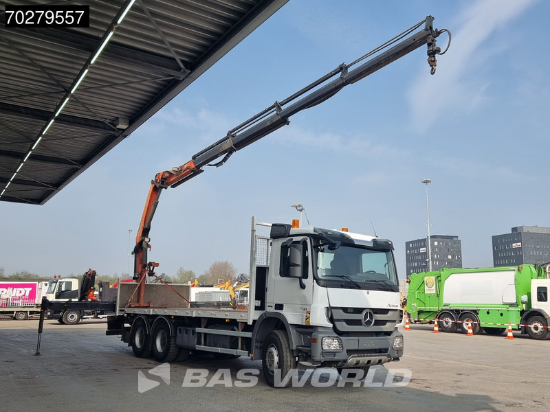 Mercedes-Benz Actros 2641 6X4 Palfinger PK18002-EH Remote Full Steel Euro 5 - Planbil, Kranbil: bilde 3 Mercedes-Benz Actros 2641 6X4 Palfinger PK18002-EH Remote Full Steel Euro 5 - Planbil, Kranbil: bilde 3