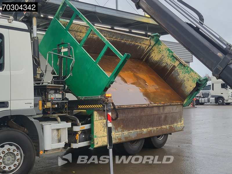 Mercedes-Benz Actros 2646 Actros 6X4 HIAB 122 BS-2 HIDUO Crane Kran 3-way tipper Big-Axle Euro 5 - Tippbil, Kranbil: bilde 3 Mercedes-Benz Actros 2646 Actros 6X4 HIAB 122 BS-2 HIDUO Crane Kran 3-way tipper Big-Axle Euro 5 - Tippbil, Kranbil: bilde 3