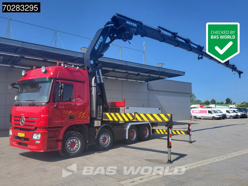 Mercedes-Benz Actros 2648 850 8X4 Effer 350/9S Kran Fifth wheel Big-Axle Automatic Euro 5 - Planbil, Kranbil: bilde 1 Mercedes-Benz Actros 2648 850 8X4 Effer 350/9S Kran Fifth wheel Big-Axle Automatic Euro 5 - Planbil, Kranbil: bilde 1