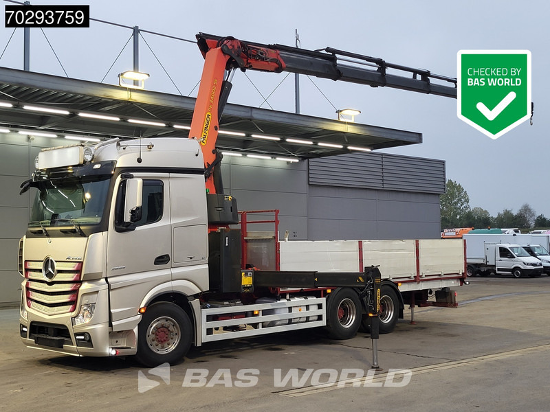Mercedes-Benz Actros 2653 Actros 6X4 Palfinger PK34002 SH Kran Crane Retarder Xenon Euro 6 - Planbil, Kranbil: bilde 1 Mercedes-Benz Actros 2653 Actros 6X4 Palfinger PK34002 SH Kran Crane Retarder Xenon Euro 6 - Planbil, Kranbil: bilde 1