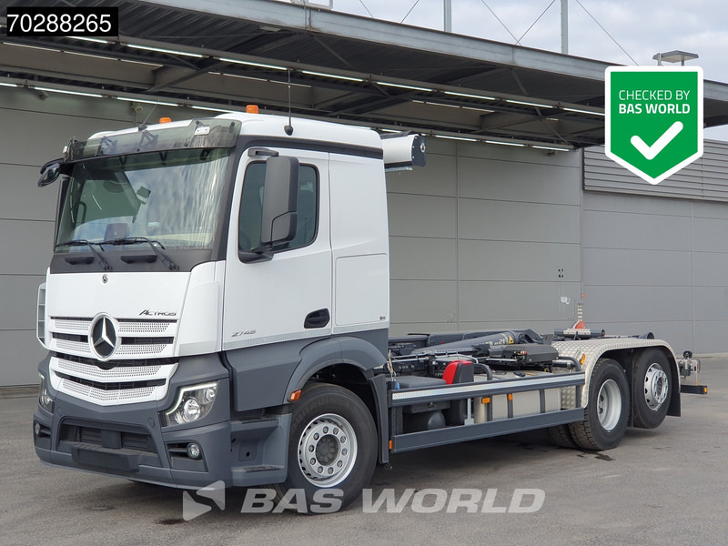 Mercedes-Benz Actros 2745 6X2 New! Meiller RS21 70 Hooklift Retarder Lift+Steering-Axle Navi Autoamtic Euro 6 - Krokbil: bilde 1 Mercedes-Benz Actros 2745 6X2 New! Meiller RS21 70 Hooklift Retarder Lift+Steering-Axle Navi Autoamtic Euro 6 - Krokbil: bilde 1