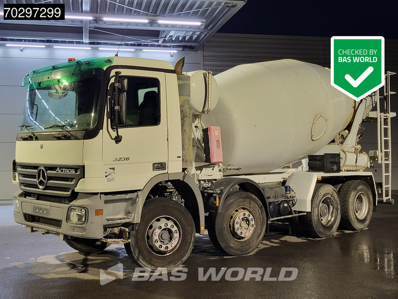 Mercedes-Benz Actros 3236 8X4 9m3 mixer Automatic Steelsuspension Euro 3 - Betongbil: bilde 1 Mercedes-Benz Actros 3236 8X4 9m3 mixer Automatic Steelsuspension Euro 3 - Betongbil: bilde 1