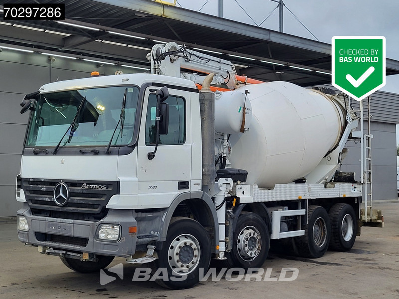Mercedes-Benz Actros 3241 8X4 21meter Pump + 7m3 Stetter Mixer Steelsuspension Big-Axle Manual Euro 5 - Betongpumpe: bilde 1 Mercedes-Benz Actros 3241 8X4 21meter Pump + 7m3 Stetter Mixer Steelsuspension Big-Axle Manual Euro 5 - Betongpumpe: bilde 1