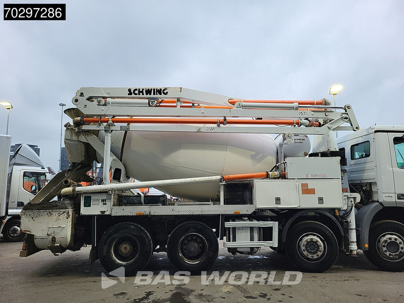 Betongpumpe Mercedes-Benz Actros 3241 8X4 21meter Pump + 7m3 Stetter Mixer Steelsuspension Big-Axle Manual Euro 5: bilde 7