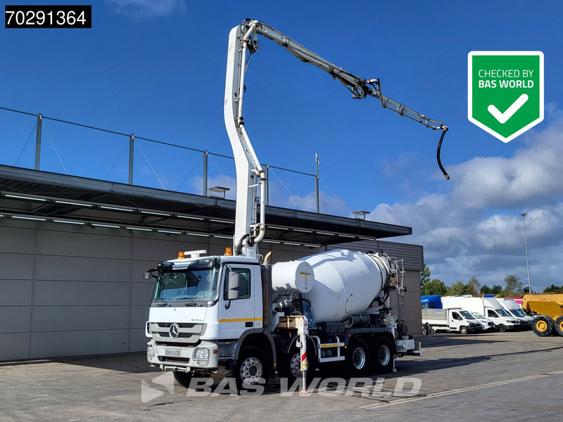 Mercedes-Benz Actros 3241 8X4 Cifa MK24.4Z Pompe+Mixer Retarder 3-Pedals Steelsuspension Big-Axle Euro 5 - Betongpumpe: bilde 1 Mercedes-Benz Actros 3241 8X4 Cifa MK24.4Z Pompe+Mixer Retarder 3-Pedals Steelsuspension Big-Axle Euro 5 - Betongpumpe: bilde 1