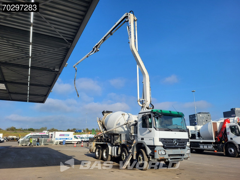 Mercedes-Benz Actros 3241 8X4 Mecbo M3-23.3/100-BZ 7m3 PUMI Big-Axle Steelsuspension Automatic Euro 4 - Betongbil: bilde 3 Mercedes-Benz Actros 3241 8X4 Mecbo M3-23.3/100-BZ 7m3 PUMI Big-Axle Steelsuspension Automatic Euro 4 - Betongbil: bilde 3