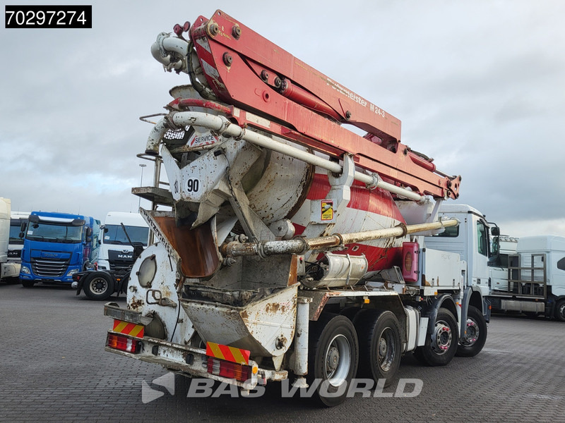 Mercedes-Benz Actros 3241 8X4 Putzmeister M24-3 Pump + 9m3 LIEBHERR Mixer Steelsuspension 3-Pedals Euro 4 - Betongpumpe: bilde 5 Mercedes-Benz Actros 3241 8X4 Putzmeister M24-3 Pump + 9m3 LIEBHERR Mixer Steelsuspension 3-Pedals Euro 4 - Betongpumpe: bilde 5
