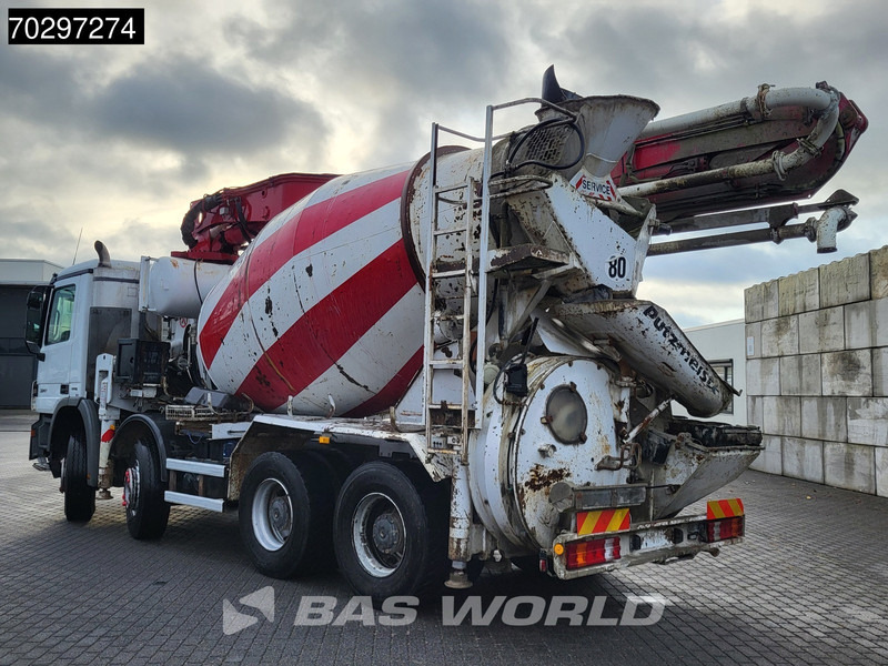 Mercedes-Benz Actros 3241 8X4 Putzmeister M24-3 Pump + 9m3 LIEBHERR Mixer Steelsuspension 3-Pedals Euro 4 - Betongpumpe: bilde 2 Mercedes-Benz Actros 3241 8X4 Putzmeister M24-3 Pump + 9m3 LIEBHERR Mixer Steelsuspension 3-Pedals Euro 4 - Betongpumpe: bilde 2
