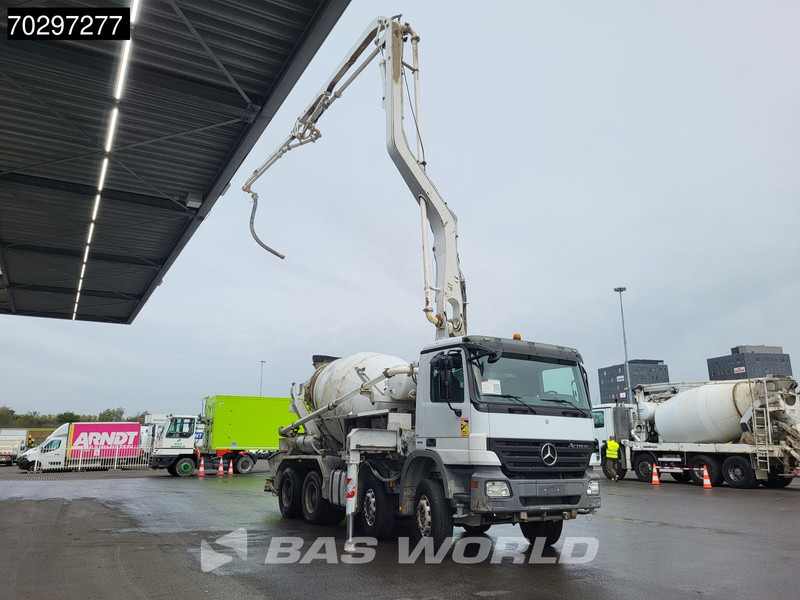 Mercedes-Benz Actros 3241 8X4 Putzmeister TMM 21-3 PUMI 7m3 Liebherr Big-Axle 3-Pedals Euro 4 - Betongpumpe: bilde 3 Mercedes-Benz Actros 3241 8X4 Putzmeister TMM 21-3 PUMI 7m3 Liebherr Big-Axle 3-Pedals Euro 4 - Betongpumpe: bilde 3