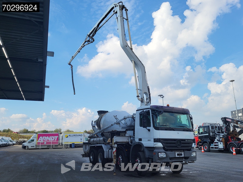 Mercedes-Benz Actros 3241 8X4 Putzmeister TMM 21 PUMI 7m3 Liebherr mixer 3-Pedals Big-Axle Euro 3 - Betongbil: bilde 5 Mercedes-Benz Actros 3241 8X4 Putzmeister TMM 21 PUMI 7m3 Liebherr mixer 3-Pedals Big-Axle Euro 3 - Betongbil: bilde 5