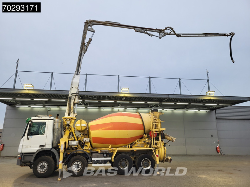 Mercedes-Benz Actros 3244 8X4 Retarder Putzmeister 24 Mtrs Pumi Big-Axle 3-Pedals Euro 4 - Betongpumpe: bilde 5 Mercedes-Benz Actros 3244 8X4 Retarder Putzmeister 24 Mtrs Pumi Big-Axle 3-Pedals Euro 4 - Betongpumpe: bilde 5