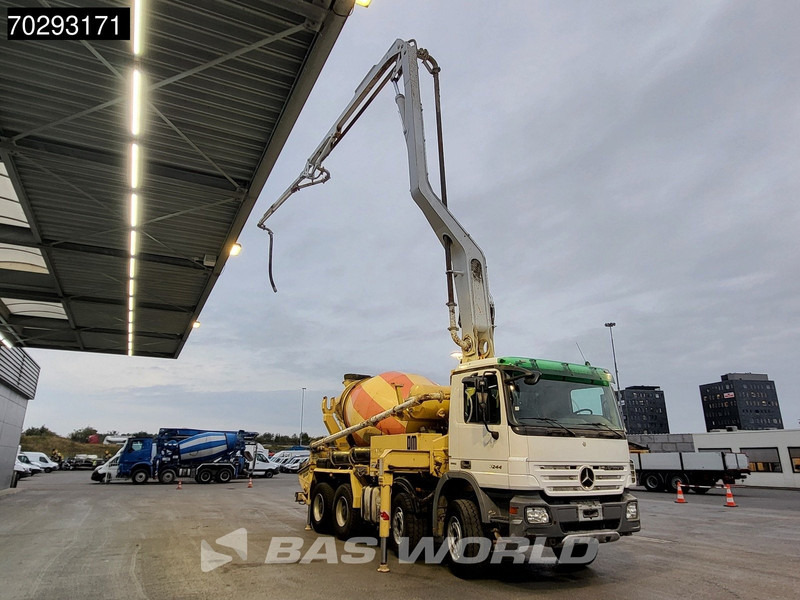 Mercedes-Benz Actros 3244 8X4 Retarder Putzmeister 24 Mtrs Pumi Big-Axle 3-Pedals Euro 4 - Betongpumpe: bilde 3 Mercedes-Benz Actros 3244 8X4 Retarder Putzmeister 24 Mtrs Pumi Big-Axle 3-Pedals Euro 4 - Betongpumpe: bilde 3
