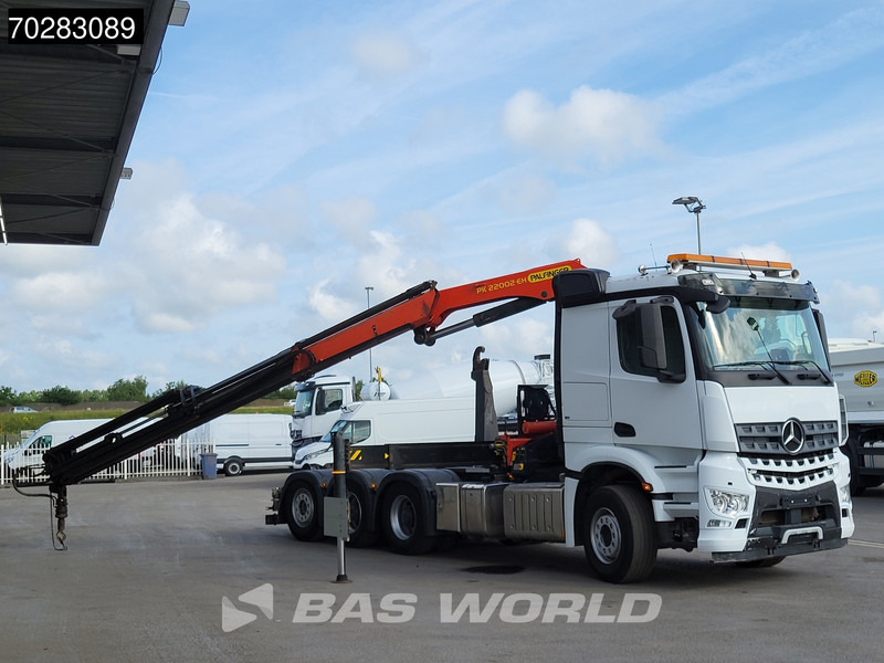 Mercedes-Benz Actros 3245 Actros 8X4 Palfinger PK22002 EH Crane 17tons hooklift Big-Axle Lift+Lenkachse Navi Euro 6 - Krokbil, Kranbil: bilde 3 Mercedes-Benz Actros 3245 Actros 8X4 Palfinger PK22002 EH Crane 17tons hooklift Big-Axle Lift+Lenkachse Navi Euro 6 - Krokbil, Kranbil: bilde 3