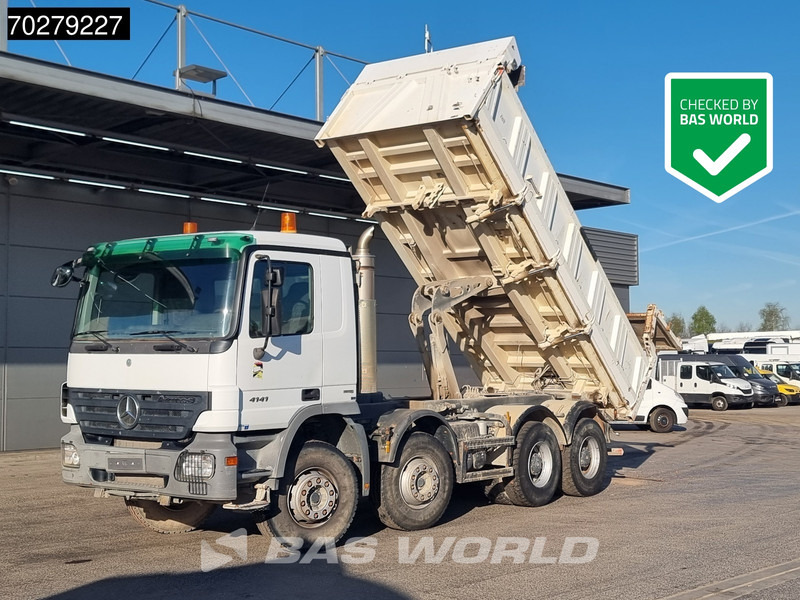 Mercedes-Benz Actros 4141 8X4 12m3 Meiller 2-way tipper steelsuspension Euro 4 - Tippbil: bilde 1 Mercedes-Benz Actros 4141 8X4 12m3 Meiller 2-way tipper steelsuspension Euro 4 - Tippbil: bilde 1