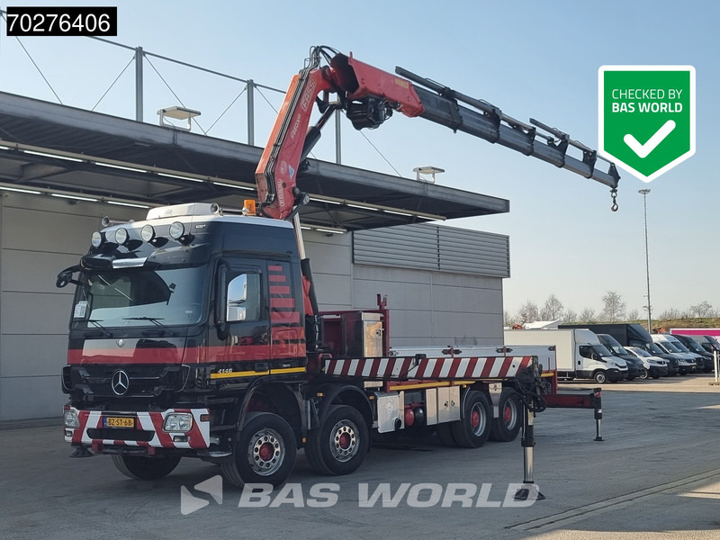 Mercedes-Benz Actros 4146 8X4 FASSI F600AXP.26 Crane Kran NL-Truck Euro 5 - Planbil, Kranbil: bilde 1 Mercedes-Benz Actros 4146 8X4 FASSI F600AXP.26 Crane Kran NL-Truck Euro 5 - Planbil, Kranbil: bilde 1