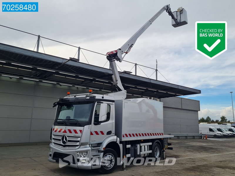 Mercedes-Benz Antos 1830 4X2 Hubarbeitsbühne 14.70m Time France VST 248 NF Navi Euro 6 - Kranbil: bilde 1 Mercedes-Benz Antos 1830 4X2 Hubarbeitsbühne 14.70m Time France VST 248 NF Navi Euro 6 - Kranbil: bilde 1