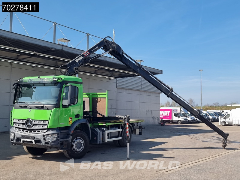 Mercedes-Benz Arocs 1830 4X2 Hiab 122 ES-3 HIPRO Kran Crane Big-Axle Euro 6 - Planbil, Kranbil: bilde 5 Mercedes-Benz Arocs 1830 4X2 Hiab 122 ES-3 HIPRO Kran Crane Big-Axle Euro 6 - Planbil, Kranbil: bilde 5