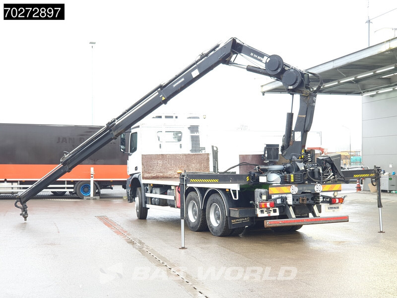 Mercedes-Benz Arocs 2636 6X4 Hiab 144 E-3 Hipro Kran Crane Remote Full Steel Euro 6 - Planbil, Kranbil: bilde 2 Mercedes-Benz Arocs 2636 6X4 Hiab 144 E-3 Hipro Kran Crane Remote Full Steel Euro 6 - Planbil, Kranbil: bilde 2