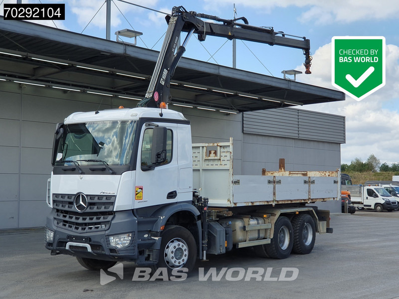 Mercedes-Benz Arocs 2636 Arocs 6X4 8m3 Forez Bennes Tipper HIAB 144 B-2 Hiduo Crane Steelsuspension Automatic Euro 6 - Tippbil, Kranbil: bilde 1 Mercedes-Benz Arocs 2636 Arocs 6X4 8m3 Forez Bennes Tipper HIAB 144 B-2 Hiduo Crane Steelsuspension Automatic Euro 6 - Tippbil, Kranbil: bilde 1