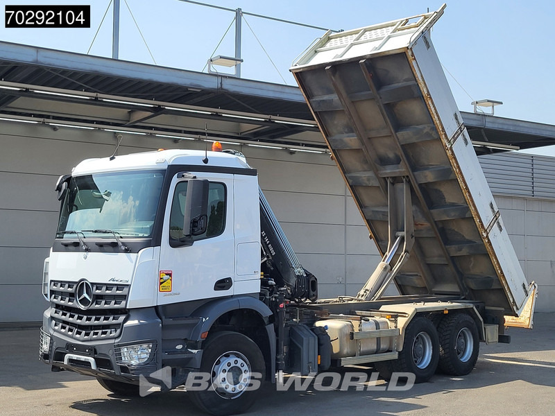 Mercedes-Benz Arocs 2636 Arocs 6X4 8m3 Forez Bennes Tipper HIAB 144 B-2 Hiduo Crane Steelsuspension Automatic Euro 6 - Tippbil, Kranbil: bilde 5 Mercedes-Benz Arocs 2636 Arocs 6X4 8m3 Forez Bennes Tipper HIAB 144 B-2 Hiduo Crane Steelsuspension Automatic Euro 6 - Tippbil, Kranbil: bilde 5