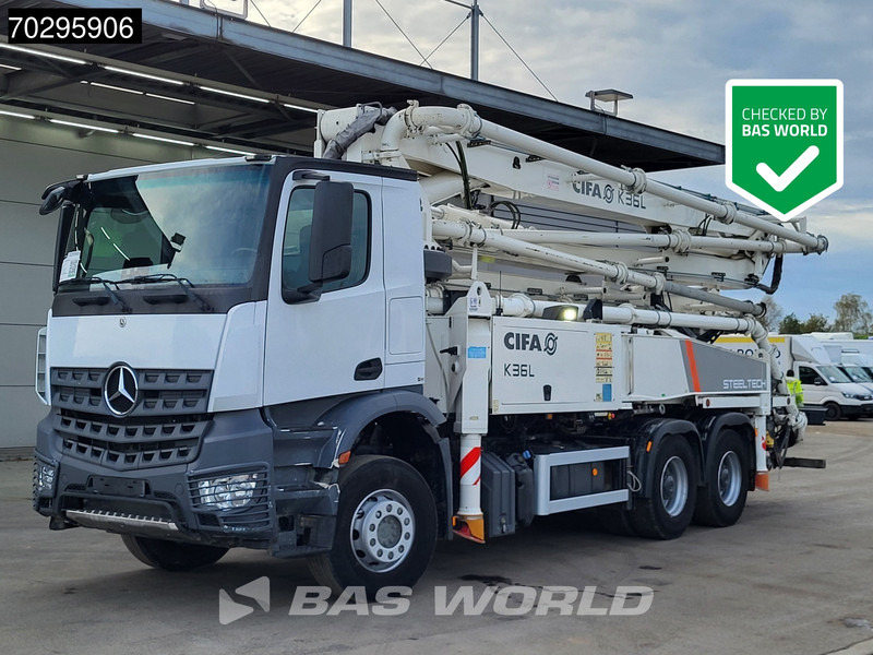 Mercedes-Benz Arocs 2640 6X4 36mtr CIFA K36L-HP168EC 4 arm Automatic Big-Axle Steelsuspension Euro 6 - Betongpumpe: bilde 1 Mercedes-Benz Arocs 2640 6X4 36mtr CIFA K36L-HP168EC 4 arm Automatic Big-Axle Steelsuspension Euro 6 - Betongpumpe: bilde 1