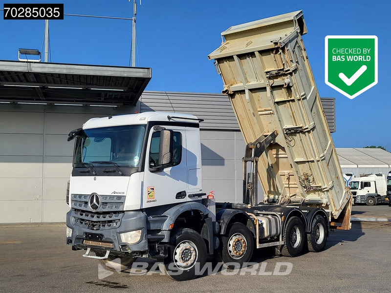 Mercedes-Benz Arocs 3240 8X4 12m3 2-side Tipper Steel Suspension Automatic Big-Axle Euro 6 - Tippbil: bilde 1 Mercedes-Benz Arocs 3240 8X4 12m3 2-side Tipper Steel Suspension Automatic Big-Axle Euro 6 - Tippbil: bilde 1