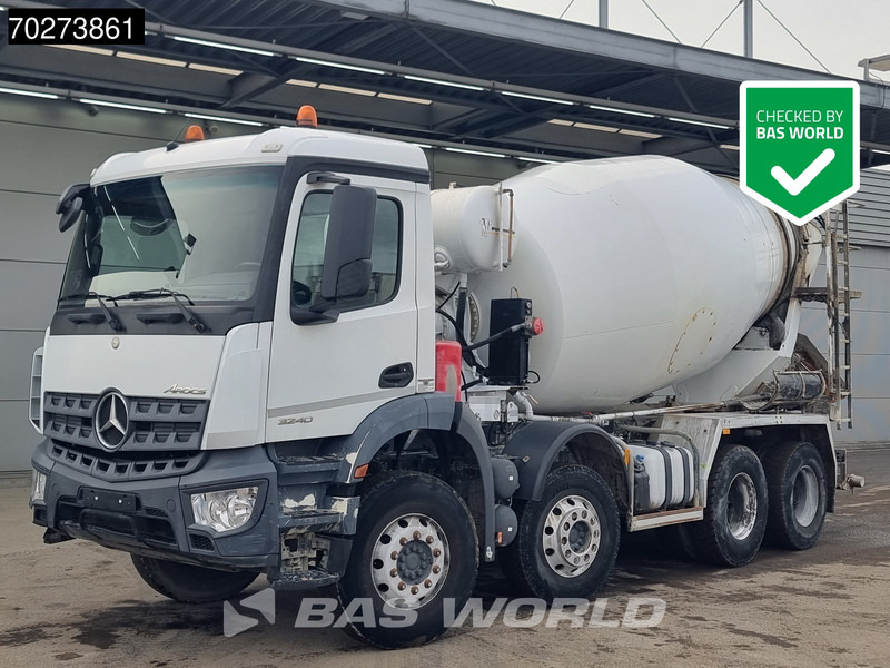 Mercedes-Benz Arocs 3240 8X4 9m3 Steelsuspension Automatic Alcoa's Euro 6 - Betongbil: bilde 1 Mercedes-Benz Arocs 3240 8X4 9m3 Steelsuspension Automatic Alcoa's Euro 6 - Betongbil: bilde 1