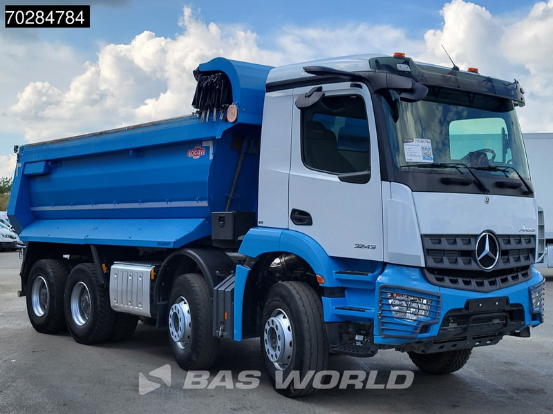 Tippbil Mercedes-Benz Arocs 3243 8X4 16m3 tipper Big-Axle Steelsuspension Automatic Navi Euro 6: bilde 13