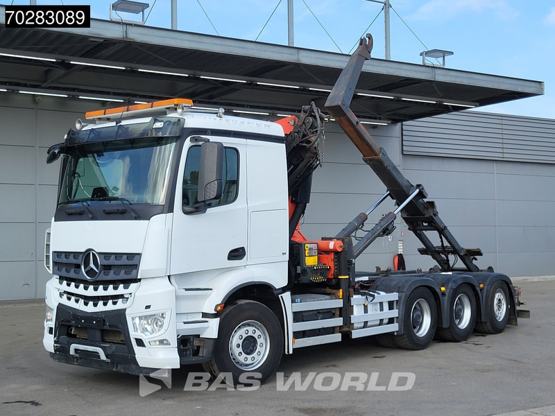 Mercedes-Benz Arocs 3245 Actros 8X4 Palfinger PK22002 EH Crane 17tons hooklift Big-Axle Lift+Lenkachse Navi Euro 6 - Krokbil, Kranbil: bilde 5 Mercedes-Benz Arocs 3245 Actros 8X4 Palfinger PK22002 EH Crane 17tons hooklift Big-Axle Lift+Lenkachse Navi Euro 6 - Krokbil, Kranbil: bilde 5