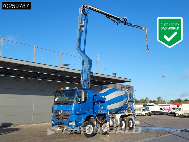 Mercedes-Benz Arocs 3251 8X4 PUMI Putzmeister TMM 24 + Liebherr 7m3 Mixer Retarder Euro 6 - Betongpumpe: bilde 1 Mercedes-Benz Arocs 3251 8X4 PUMI Putzmeister TMM 24 + Liebherr 7m3 Mixer Retarder Euro 6 - Betongpumpe: bilde 1