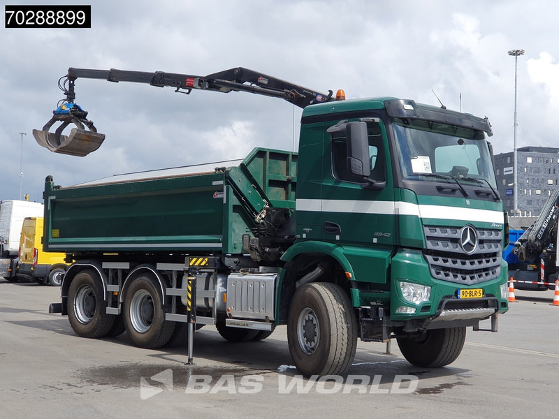 Mercedes-Benz Arocs 3342 Arocs 6X6 NL-Truck HMF 1643 Z-Crane Kran Steering Axle Big-Axle Euro 6 - Tippbil, Kranbil: bilde 3 Mercedes-Benz Arocs 3342 Arocs 6X6 NL-Truck HMF 1643 Z-Crane Kran Steering Axle Big-Axle Euro 6 - Tippbil, Kranbil: bilde 3