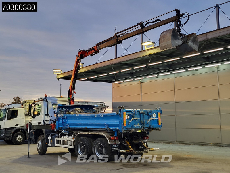 Mercedes-Benz Arocs 3343 6X4 Palfinger PK12.501 SLD Kran Crane 7m3 tipper Big-Axle Automatic Euro 6 - Tippbil, Kranbil: bilde 2 Mercedes-Benz Arocs 3343 6X4 Palfinger PK12.501 SLD Kran Crane 7m3 tipper Big-Axle Automatic Euro 6 - Tippbil, Kranbil: bilde 2